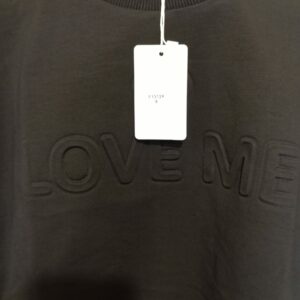 Sweats Noir fillettes enfants majoritairement en coton – Image 3
