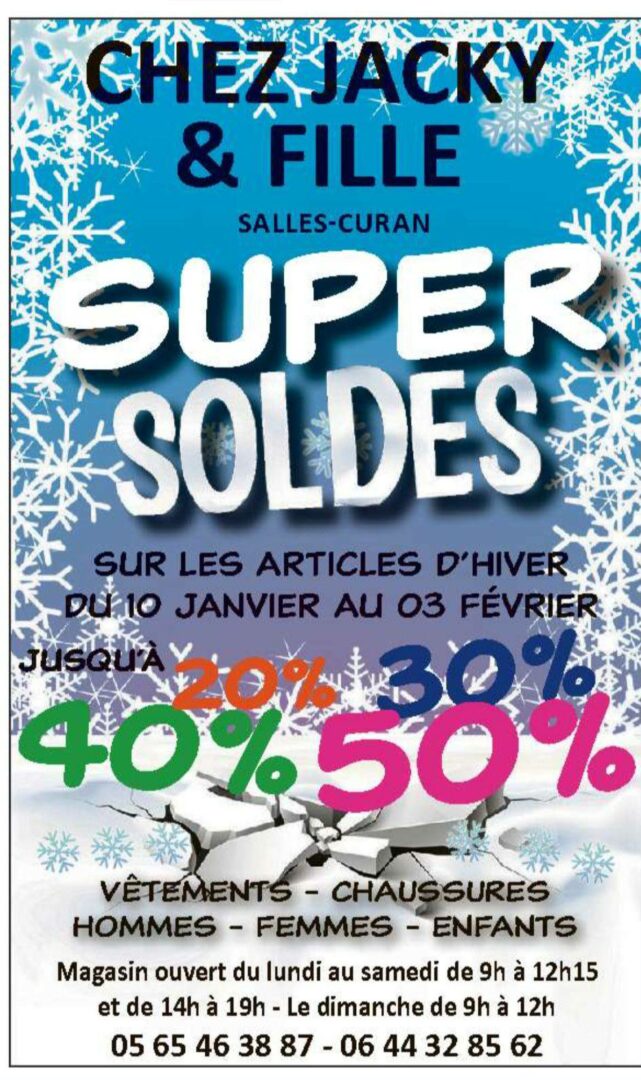 Soldes d'hiver 2026