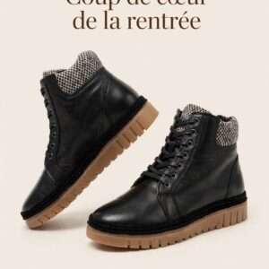 AH 2026 – Baskets bottines femmes avec fermeture collection automnale – ALENOA